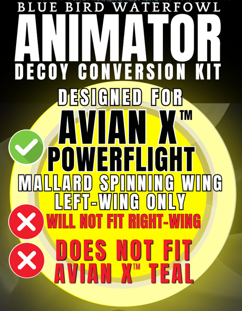 Animator for Avian X Left-Side