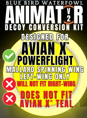 Animator V2 for Avian X Left-Side