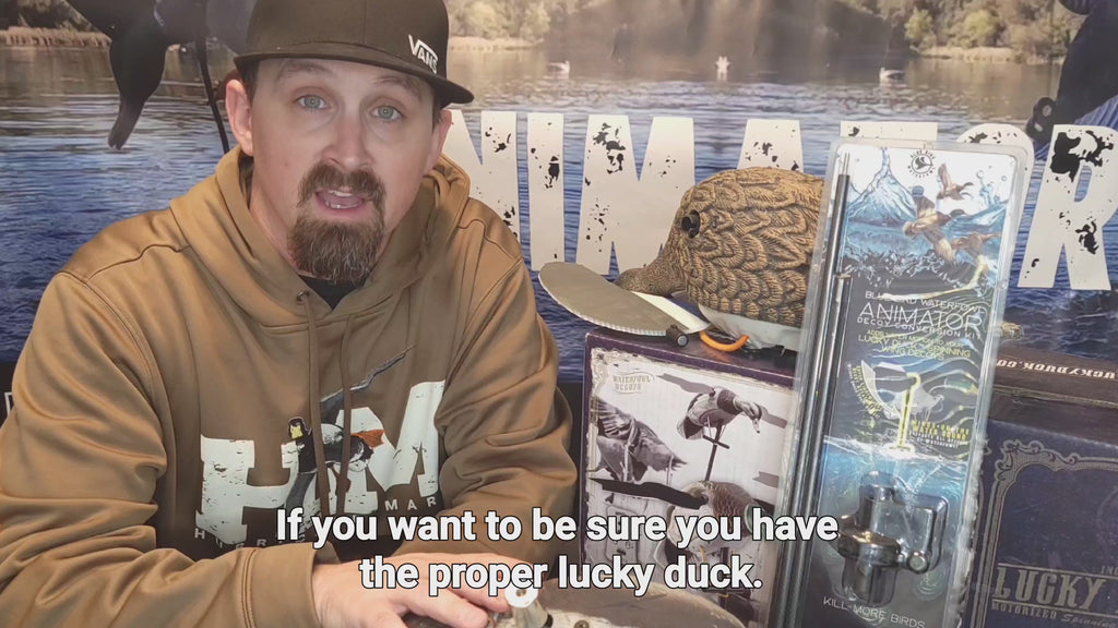 lucky duck decoy animator fitting